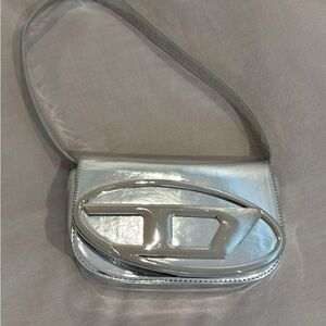Diesel Metallic Silver bag